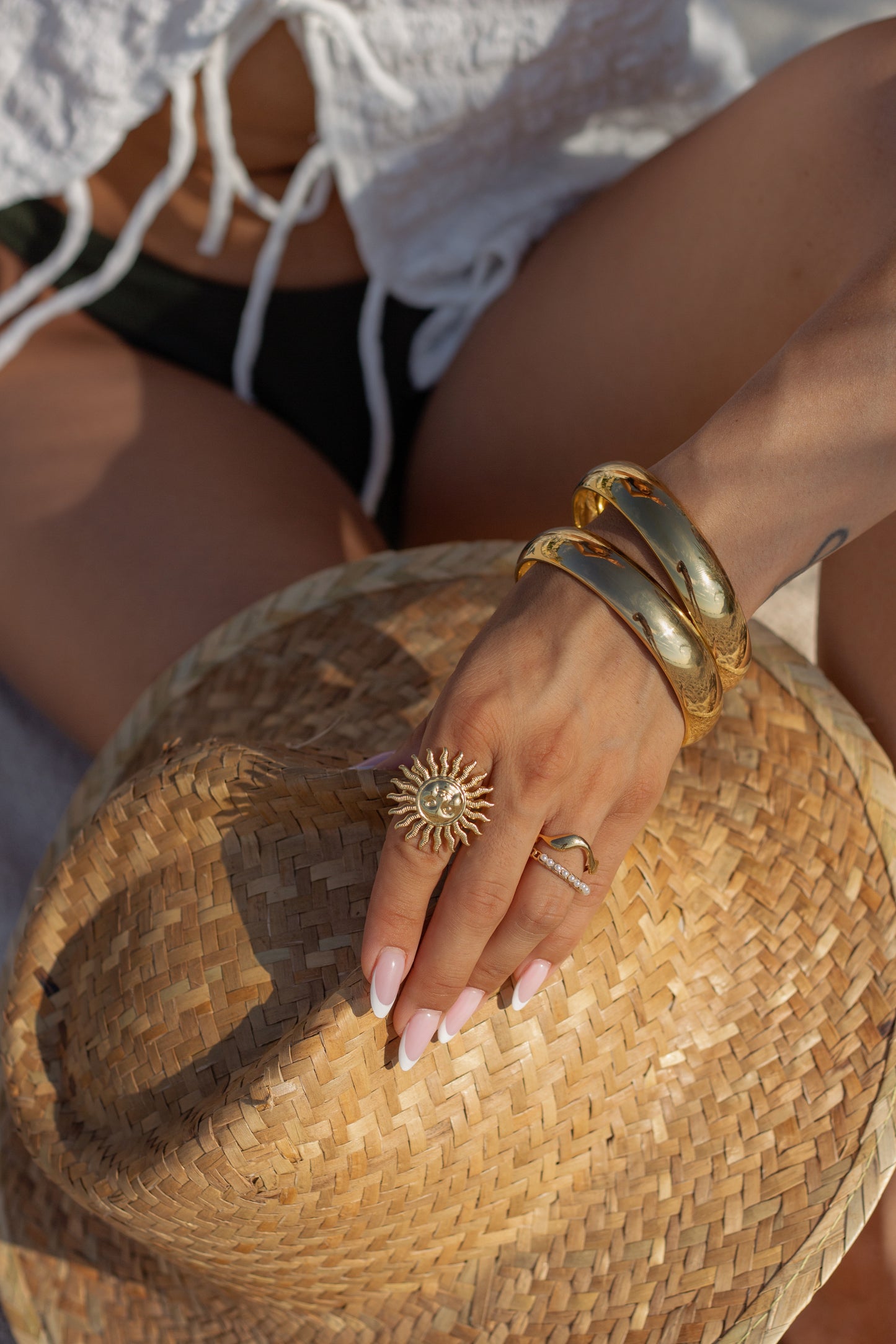 Bague Athéna doré