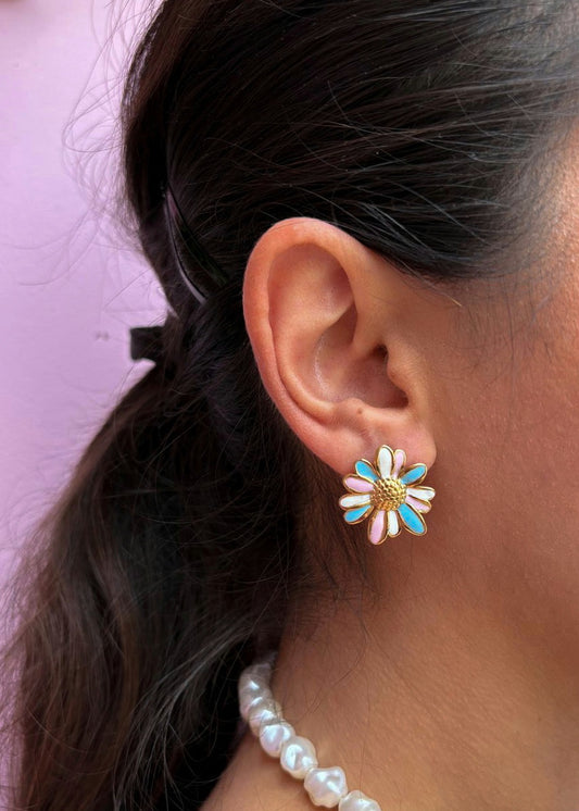 Boucles d'oreilles Marguerite