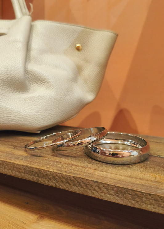 Jonc Caroline argenté