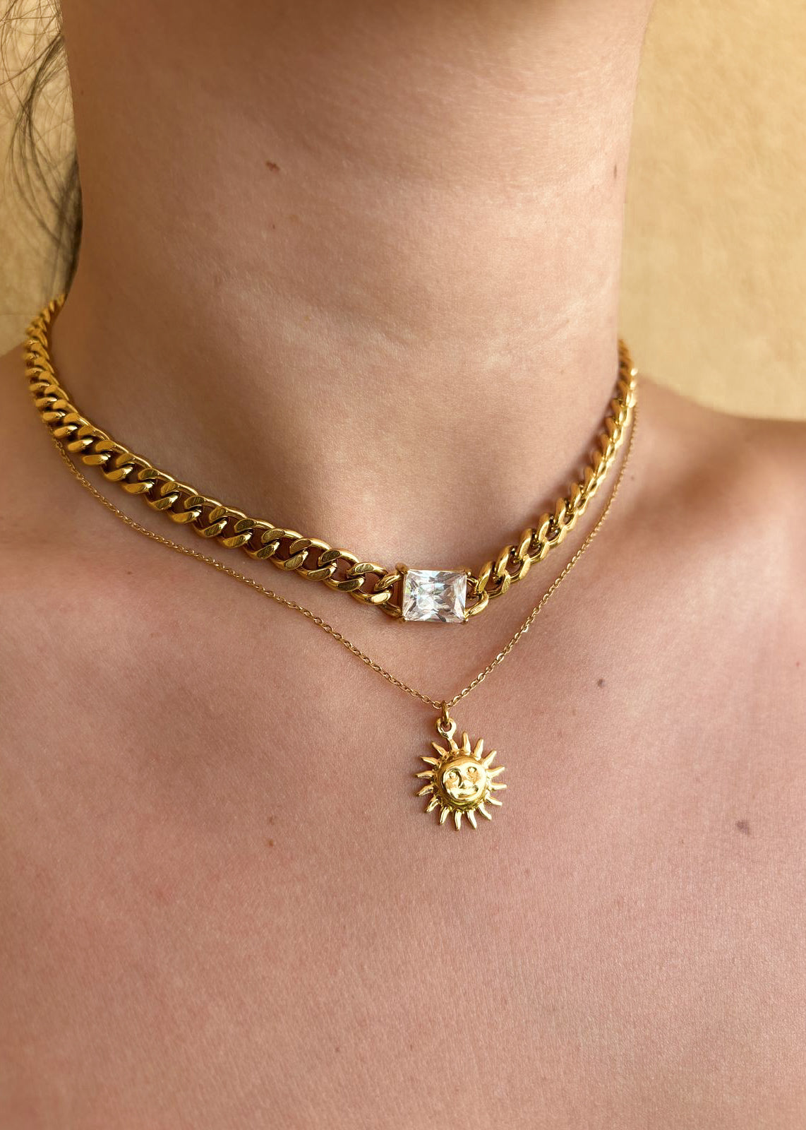 Collier Sun doré