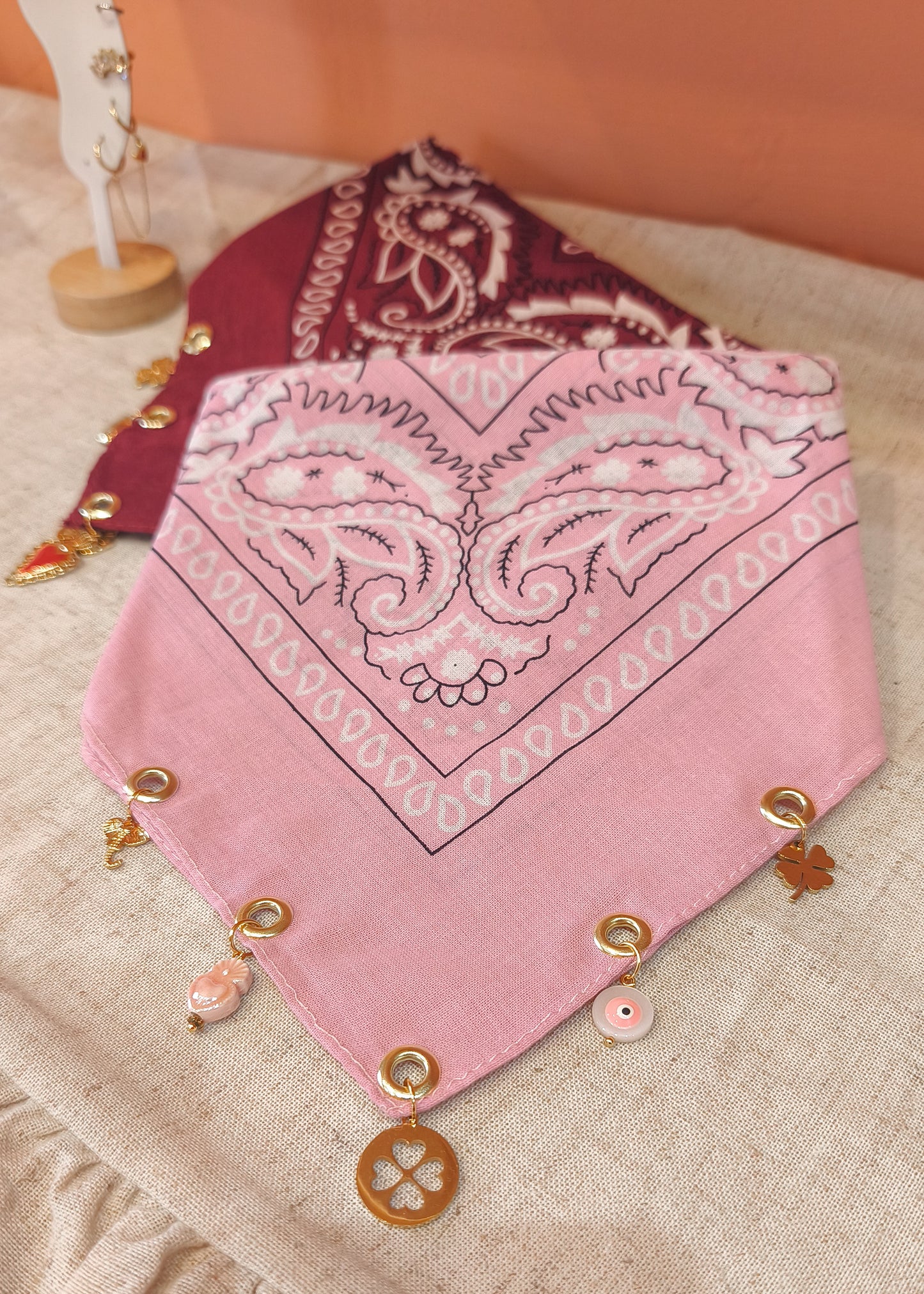 Bandana charms