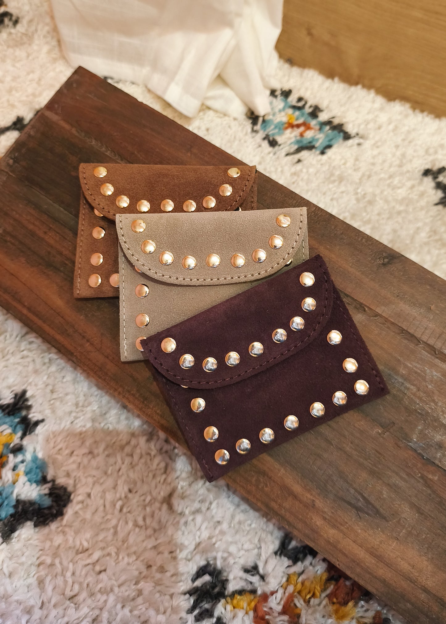 Porte carte en cuir shelby