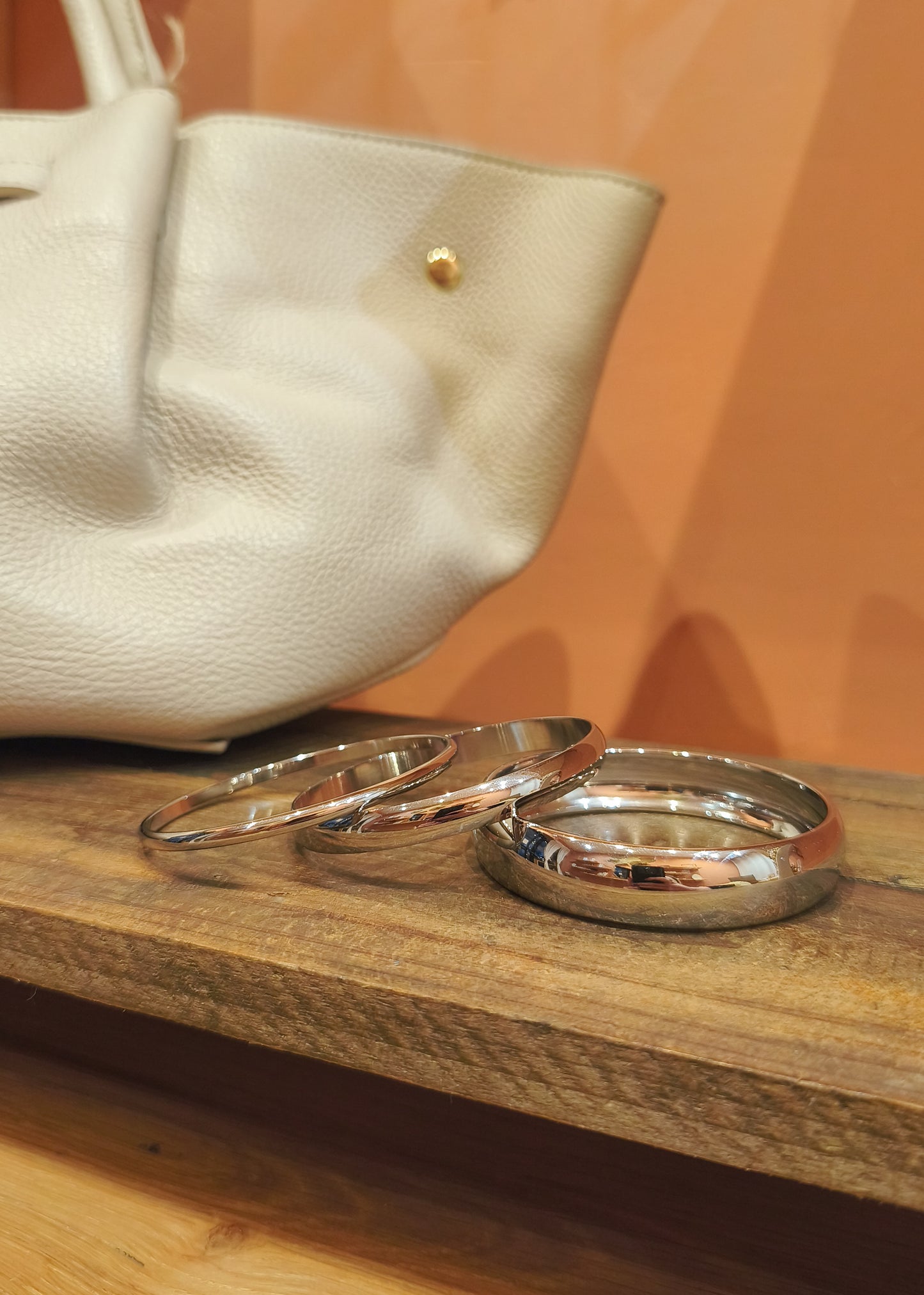 Jonc Caroline argenté