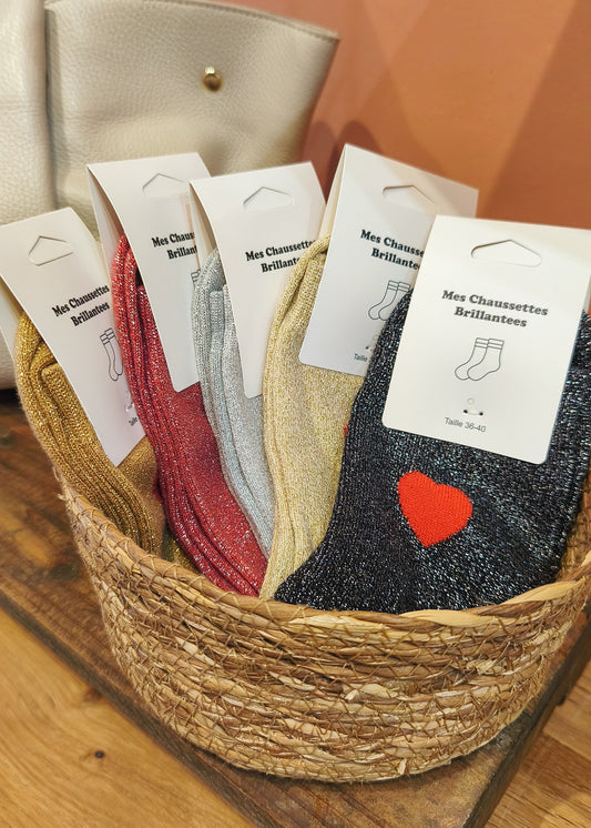 Chaussettes paillettes