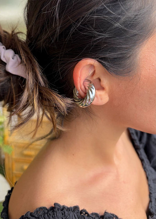 Ear cuff Joy argenté