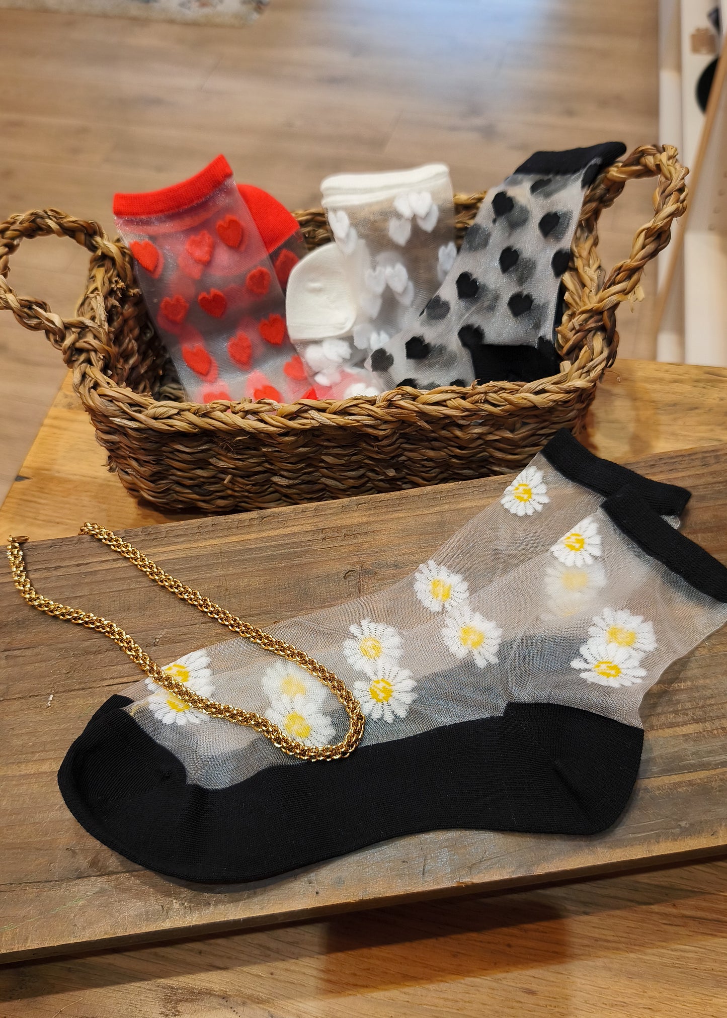 Chaussettes marguerite