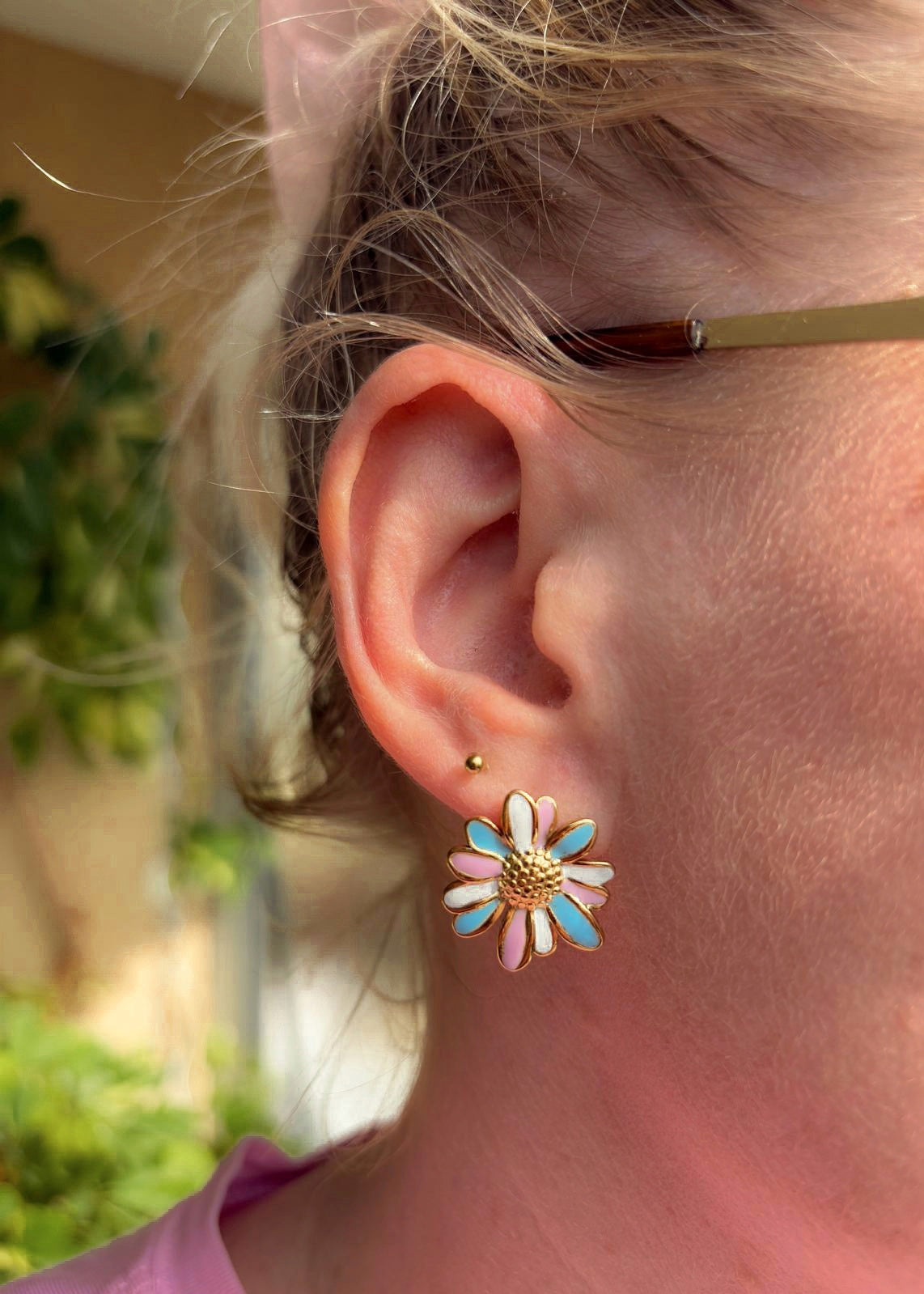 Boucles d'oreilles Marguerite